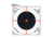 EZ-Aim Allen Shooting Target Bullseye Paper Hanging, 100 Pack, 12x12in, Black/White, 15334-100