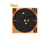 EZ-Aim Allen Splash Reactive Adhesive Paper Bullseye Shooting Targets, 12x12in, 10-Pack, Black/Orange, 15317-10