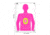 EZ-Aim Fun In The Pink Silhouette Paper Shooting Targets, 23inW x 35inH, 3-Pack, Multi, 15653