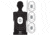 EZ-Aim Handgun Trainer Shooting Target &amp; Backer, Corrugated, 23x 35,in White, 15737