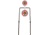 EZ-Aim Hardrock AR500 Round Spinner Targets &amp; Stand, Rimfire Rounds &amp; Centerfire Pistols, 7.375W x 23H, White/Red/Black, White/Red/Black, 7.375W x 23H, 15366
