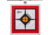 EZ-Aim Hardrock AR500 Square Spinner Target &amp; Stand, Rimfire Rounds &amp; Centerfire Pistol, White/Red/Black, 9.5W x 20H, 15367