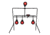 EZ-Aim Metal Resetting Target Set For Plinking, Black, 15285