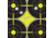 EZ-Aim Non-Adhesive Paper Splash Shooting Targets, 6 Spot Bullseyes, 8-Pack, Black/Chartreuse, 12 in x 18 in, 15355