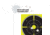 EZ-Aim Non-Adhesive Paper Splash Shooting Targets, 6 Spot Bullseyes, 8-Pack, Black/Chartreuse, 12 in x 18 in, 15355