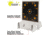 EZ-Aim Sight-In Splash Shooting Kit &amp; Target Stand, 12in Square Adhesive Targets, Black/Orange, 13.5W x 17.5H, 15378