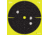 EZ-Aim Splash Reactive Paper Shooting Targets, Bullseye, Peel Away Target Pad, 12.5in Square, 30-Pack, Black/Chartreuse, 15214-30