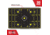 EZ-Aim Splash Reactive Paper Shooting Targets, Sight-In Grid, Peel Away Target Pad, 12.5in Square, 30-Pack, Black/Chartreuse, 15211-30
