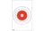 EZ2C Targets Style 12 Targets,11x17in,Red and Black Ink,Pack of 25 EZ2C012