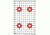EZ2C Targets Style 7 Targets,11x17in,Red and Black Ink,Pack of 25 EZ2C007
