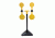 FAB Defense Dual Veleta 2-4 Target System (4200, 4150), Yellow VELETA24-Y