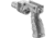 FAB Defense Grip and 1in Flash Light Adapter w/ Rear Activation Button, Black, fx-tgripRB