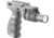 FAB Defense Grip and 1in Flash Light Adapter w/ Rear Activation Button, Black, fx-tgripRB