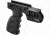 FAB Defense Tactical Grip &amp; 1in. Flashlight Adapter w/ Activation Trigger, Black, T-GRIPB