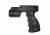 FAB Defense Tactical Grip &amp; 1in. Flashlight Adapter w/ Activation Trigger, Black, T-GRIPB