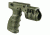 FAB Defense Tactical Grip &amp; 1in. Flashlight Adapter w/ Activation Trigger, OD Green, fx-tgripg