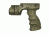 FAB Defense Tactical Grip &amp; 1in. Flashlight Adapter w/ Activation Trigger, OD Green, fx-tgripg