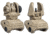 FAB Defense Top Mounted Deployable Front and Rear Sight, Flat Dark Earth, FX-FRBSKITT