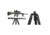 FAB Defense TSB Sniper Bench Kit w/ CF Tripod, Black, TSB Kit CF