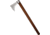 Factory X Frankish 26in Axe, 26in Overall, 5.5in Satin Carbon Steel Axe Head With 5in Cutting Edge, Wood Handle, Blade Etching, XN310K