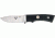 Fallkniven Tre Kronor Hunter Fixed Blade Knife, 3.125in, Steel Drop Point, Textured Black Thermorun Handle FNTK6