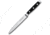 FELIX Tomato Knife, 9.25in Overall, 5in, Satin Finish Serrated X50CrMoV15 Stainless Blade, Black Plastic Handle, 813113