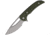 Ferrum Forge Knife Works Mini Archbishop Linerlock Folding Knife, 2.75 stonewash finish Nitro V steel blade, Green G10 handle, MINI ARCHBISHOP NITRO V GREEN
