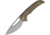 Ferrum Forge Knife Works Mini Archbishop Linerlock Folding Knife, 2.75 stonewash finish Nitro V steel blade, Tan G10 handle, MINI ARCHBISHOP NITRO V TAN