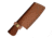 FH Knives Damascus Fixed Blade Knife, 8.5in Overall, 4.5in Damascus Steel Cleaver Style Blade, Brown Wood Handle, Brown Leather Belt Sheath, AB-1527 (FH BOX)