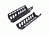 Firefield Edge Carbine Length 2-Piece Keymod Rail System, 6.625 inch, Black FF34053