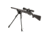 Firefield Stronghold Bipod w/Lever, 14-26in, Black, FF34028