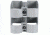 Mission First AR15/M16 Mag Coupler, Gray M16MCGY
