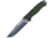 First Edge Elite Field Fixed Blade Knife Fine Edge, Elmax Bead Blast Blade, Coarse Green, 5150-BBG