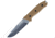 First Edge Elite Field Fixed Blade Knife Fine Edge, Elmax Bead Blast Blade, Coarse Tan, 5150-BBT