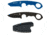 First Edge HR-1 Kit Droppoint Fine Edge Fixed Blade Knife, Blue Trainer, Sheath, Black, 4882