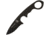 First Edge HR-1 Ryan Hoover Droppoint Fine Edge Fixed Blade Knife, Elmax Oxide Blade, Black, Droppoint Full Size, 4150