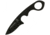 First Edge HR-2 Ryan Hoover Droppoint Fine Edge Fixed Blade Knife, Elmax Oxide Blade, Black, Droppoint Medium Size, 4350