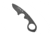 First Edge HR-2 Ryan Hoover Droppoint Fine Edge Fixed Blade Knife, Elmax Oxide Blade, Black, Droppoint Medium Size, 4350
