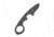 First Edge HR-2 Ryan Hoover Droppoint Fine Edge Fixed Blade Knife, Elmax Oxide Blade, Black, Droppoint Medium Size, 4350