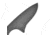 First Edge HR-2 Ryan Hoover Droppoint Fine Edge Fixed Blade Knife, Elmax Oxide Blade, Black, Droppoint Medium Size, 4350