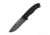 First Edge Tactical Fixed Blade Skinner Fine Edge, Elmax Bead Blast Blade, Coarse Black 6050-BBB