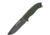 First Edge Tactical Fixed Blade Skinner Fine Edge, Elmax Black Oxide Blade, Coarse Green, 6050-BLG