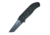 First Edge Tracklock Original Tanto Folding Knife, Manual Opening Fine Edge, Elmax Bead Blast Blade, Coarse Black 1250-BBB