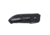 First Edge Tracklock Original Tanto Folding Knife, Auto Opening Fine Edge, Elmax Bead Blast Blade, Coarse Black 1450-BBB