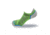 Fish Monkey No Show Guide Series Socks, Lime, XL, SM200-LME-XL