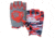 Fish Monkey Stubby Guide Gloves, Voodoo Swamp Red, M, FM18-VSR-M