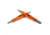 Fix It Sticks Sram Set 2.5,4,5Mm Hex / Torx 25 W/ Case, Orange, FIX-17017