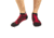 Flagrant Beard 1 in Low Cut Socks, Red / Black, Small, 3003-0