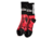Flagrant Beard 5 in Crew Socks, Red / Black, Small, 3001-0