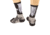 Flagrant Beard 5 in Crew Socks, Gray / Black, Small, 3002-0